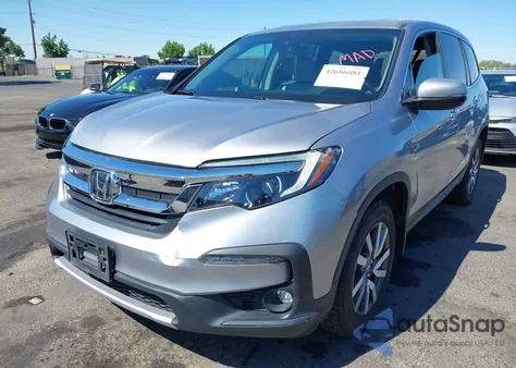2019 Honda Pilot Ex-L z USA, uszkodzony, nr VIN 5FNYF6H50KB037395